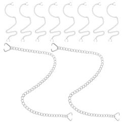 10 Pcs Chalkboards Hanging Chain House Plate Basket Chains Stainless Steel for Planters