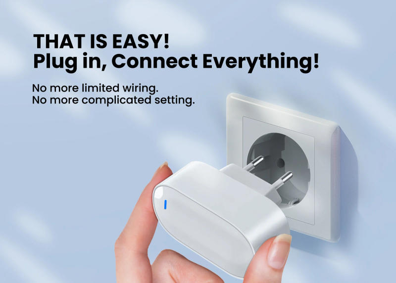 Description Picture 4 of itemGIRIER Tuya ZigBee Gateway Hub Plug-in Type Multi-mode ZigBee Gateway Bridge Bluetooth Mesh Hub Supports Smart Home Automation