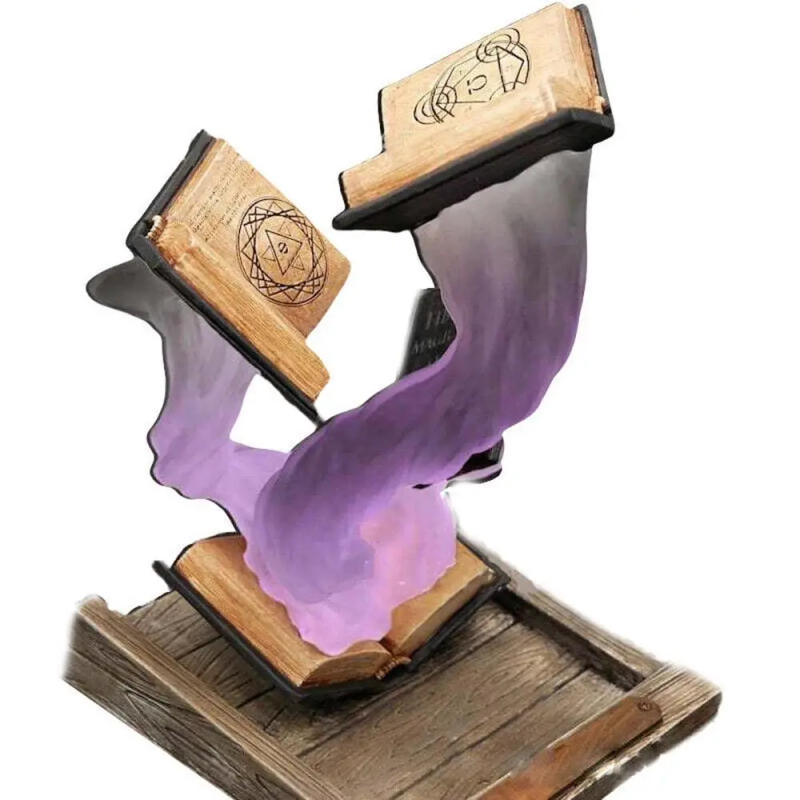 Description Picture 6 of itemDelicate Kid Gift For RPG & DND Player Home Decor Book Dice Tower Resin Sculpture Magic Dice Tower Statue Decor