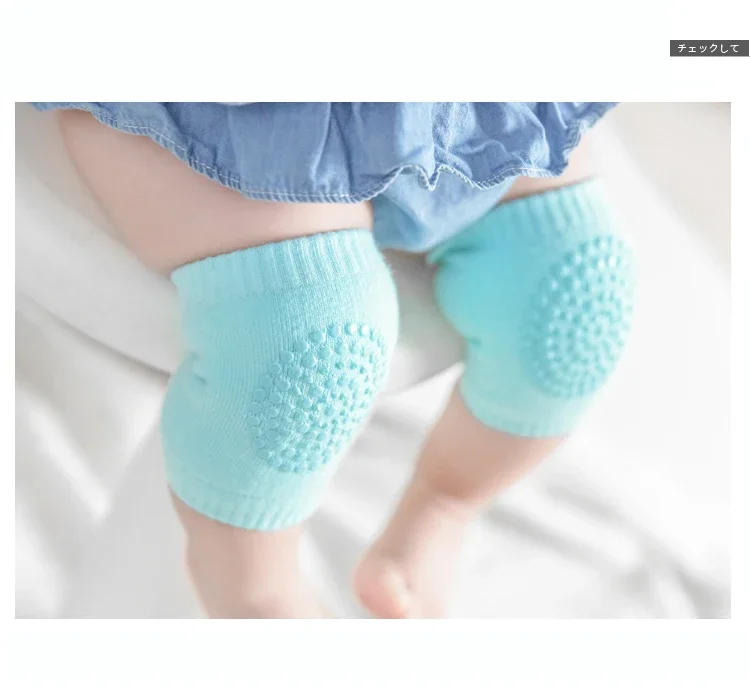 Description Picture 6 of itemKids Safety Crawling Elbow Cushion Infant Toddlers Baby Leg Warmers Knee Support Protector Baby Kneecap Baby Knee Pad Socks