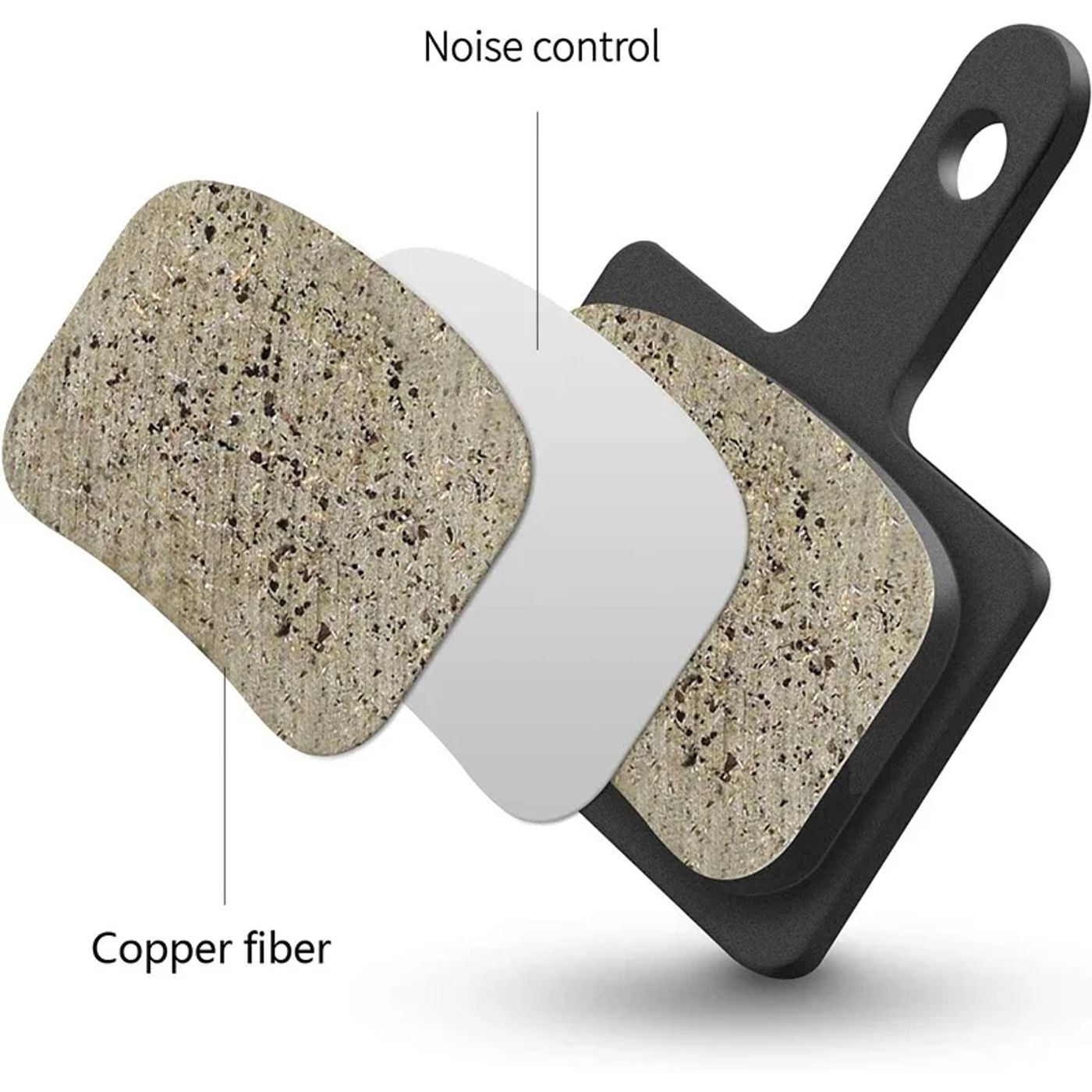 Description Picture 4 of item4 Pairs MTB Bicycle Resin Disc Brake Pads For Shimano B01S M525 M515 T615 T675 M505 M495 M486 M485 M475 M465 M447 M446 M445 M416