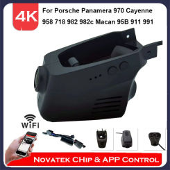 4K HD Front And Rear Camerea Wifi DVR For Porsche Caenne/Macan/Paramera/911/918/Cayenne 2014 2015,Plug And Play DVR APP Control