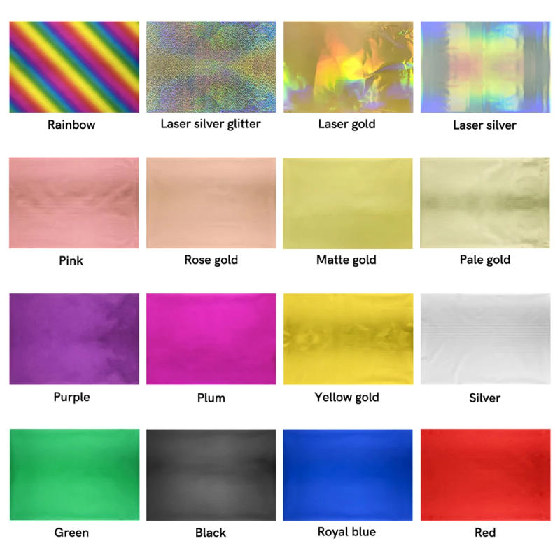 Description Picture 2 of item50pcs/pack 20x29cm Toner Hot Stamping Foil Paper A4 Toner Reactive Foil Foil By Laser Printer and Laminator For DIY Crafts Paper