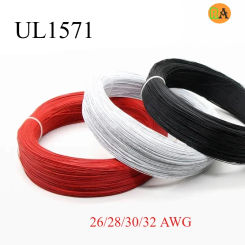 UL1571 Electronic Wire AWG 32 30 28 26 Flexible PVC Insulated Cable, Tin-Plated Copper Environmental LED DIY Cord