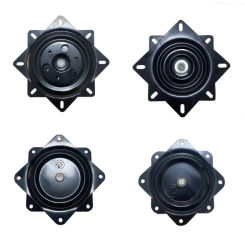 Square Heavy Duty Swivels Plate 360 Degree Swivels Square Turntable Seats Swivels Base Mount Plate for Stool and Chair R7UB
