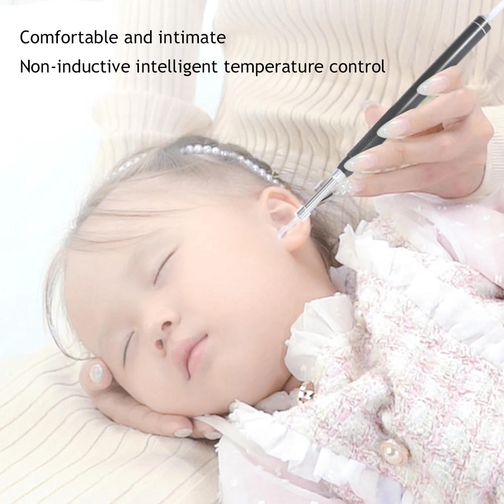 Description Picture 5 of itemEar Cleaner with Camera Set Ear Sticks Otoscope USB Charging Endoscope Wax Removal Tool Earpick MIni Camera Ear Cleaning Set