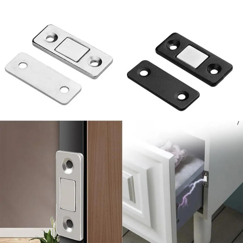 Description Picture 3 of itemMagnetic Steel Catch Latch Ultra Thin For Door Cabinet Cupboard Closer Stainless Steel For Drawer Closet Wardrobe Bathroom