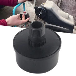 1PC Filter Silencer Black 20mm Male Thread Air Compressor Muffler Intake Filter Silencer Pneumatic Parts For Direct Connection