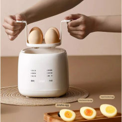 Automatic Electric Egg Cooker with Shut-off EU/UK Multifunctional 6 Modes Food Grade Electric Smart Cooker Breakfast Egg Boiler