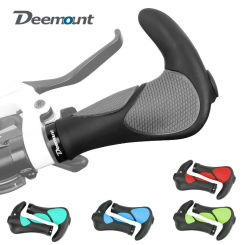 Deemount Mtb Handle Grips W/ Bar End Ergonomic Anti-slip Bicycle Handlebar Cover Doule Lock TPR Rubber Bike Parts
