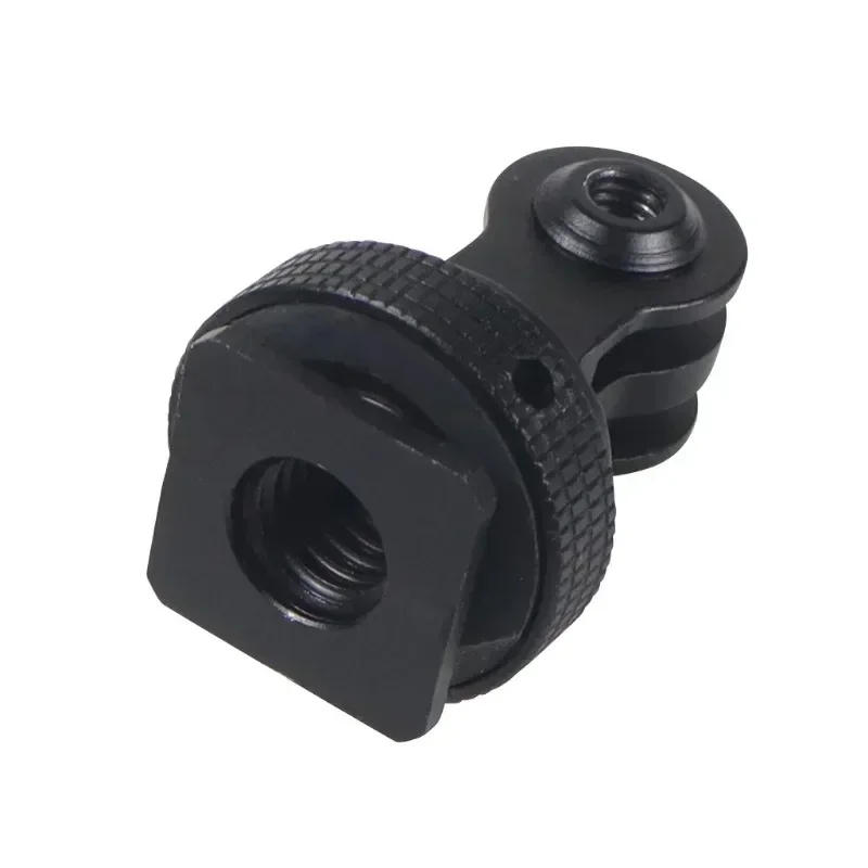 Description Picture 3 of item360 Swivel Cold Shoe Base Tripod Adapter Mount for GoPro 11 Action  For DJI Osmo Action 4 Cameras Cage Monitor LED Bracket