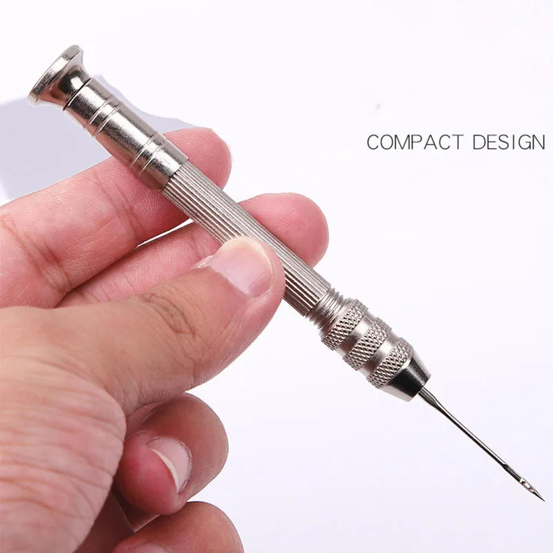 Description Picture 4 of itemLeather Sewing Awl Set Replaceable Multifunctional Shoes Repair Tool Kit Punch Stitching Needles DIY Sewing Leathercraft