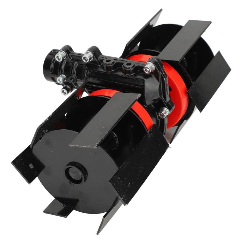 Description Picture 2 of item9 Tooth 26mm 28mm Grass Trimmer Weeding Wheel Trimmer Deep Plowing Wheel Garden Tiller Loose Soil Accessory