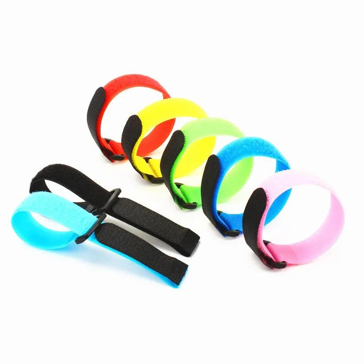 Description Picture 6 of itemFishing Rod Tie Holder Adjustable Cord Strap Reusable Cable Suspender Fastener Hook Loop Belt Tools Magic Tape Bandage Wrap Band