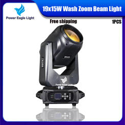 No Tax 1Pcs Stage Lights 300W Beam Moving Head Light With LED Aperture 8+16+24Honeycomb Prism DMX512 DJ Disco Party Stage Light
