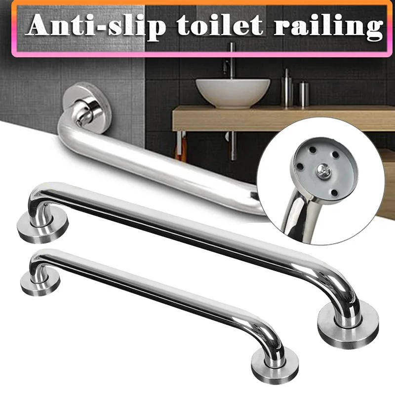 Description Picture 2 of item30/40/50cm Toilet Handrail Stainless Steel Grab Bar Elderly Bathtub Shower Safety Support Handle Towel Rack Bathroom Accessories
