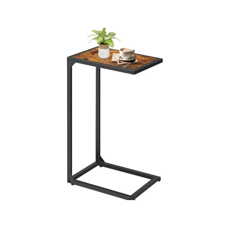 Description Picture 3 of itemSide Table/C Shaped End Table for Couch & Bed, TV Tray for Eating on Couch, Small End Tables for Small Spaces, Easy Assembly