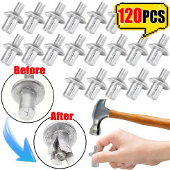 Aluminum Alloy Expansion Rivets Hammer Drive Expansion Rivet Knock Type Stainless Steel Rod Screws Nails Fasteners Hardware Tool
