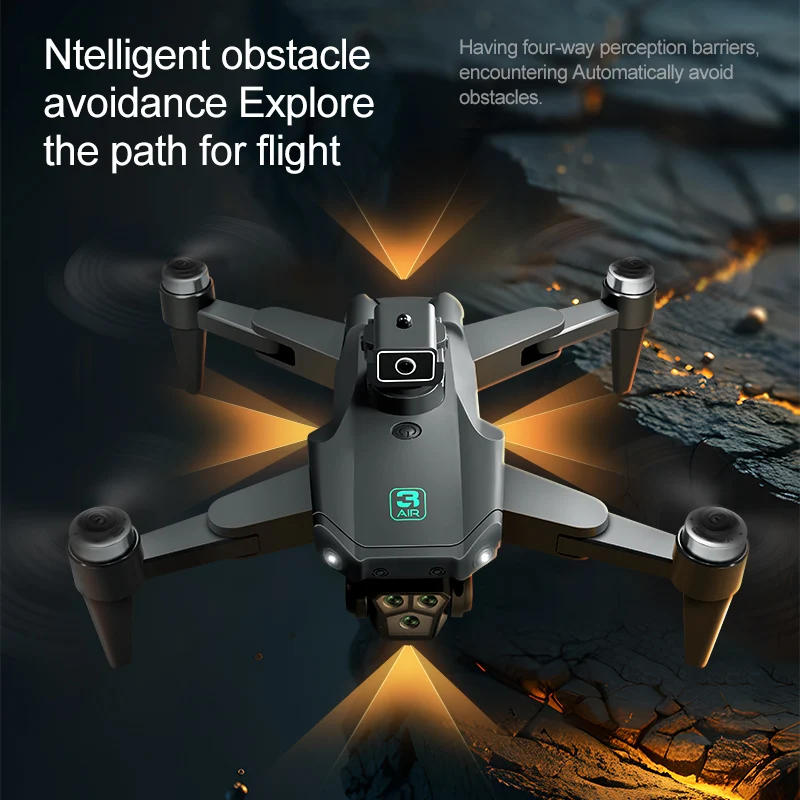 Description Picture 2 of itemLenovo S13 Pro Max Drone 8K Profesional HD Camera Brushless Obstacle Avoidance Aerial Optical Foldable Quadcopter Toy RC 15000M
