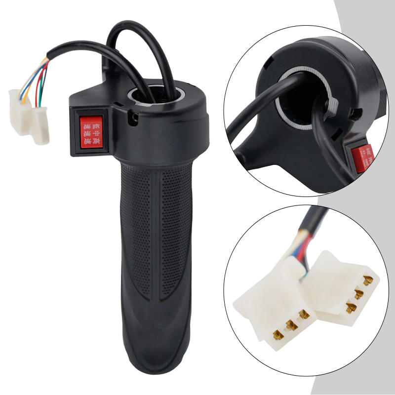 Description Picture 6 of item3speed Electric Bicycle Throttle E-bike Right Hand Grip Throttle Turning Accelerator Electric Bike Modification Accessories