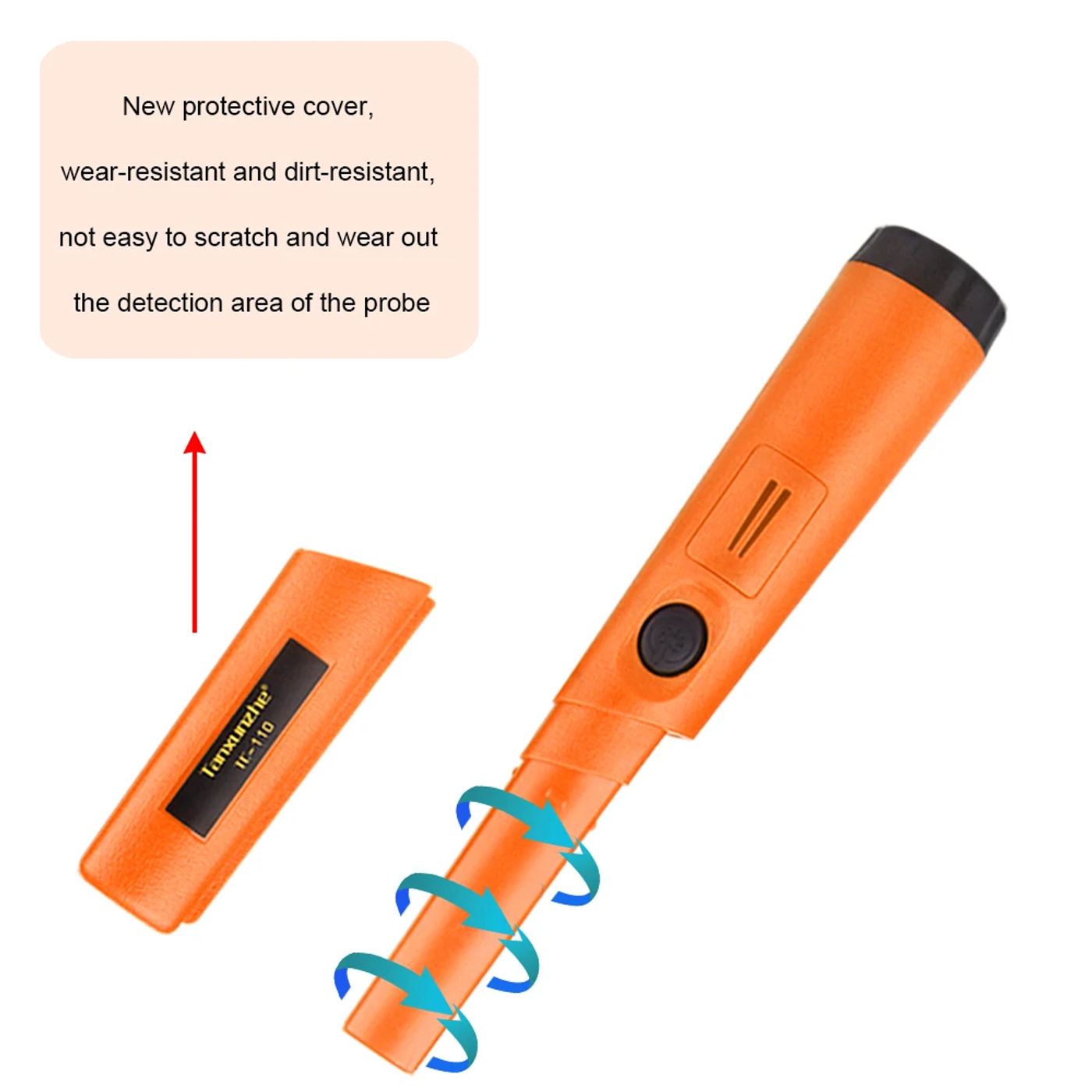 Description Picture 5 of itemNew High Quality Handheld Metal Detector Positioning Rod Detectors IP68 Waterproof Up to 3 Meters into the Water Pinpointing