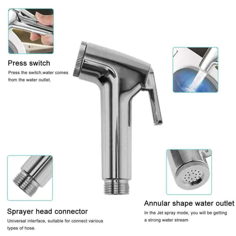 Description Picture 3 of itemToilet Bidet Sprayer Shower Head Toilet Douche Bidet Head Handheld Spray For Sanitary Shattaf Shower Bathroom Accessories