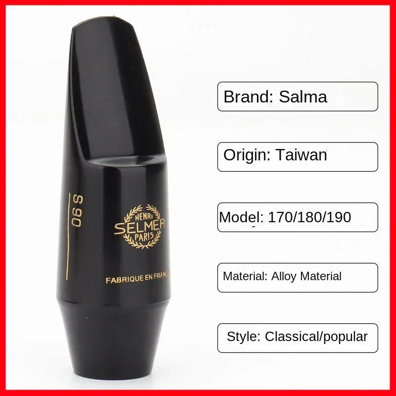 Description Picture 2 of itemFrench SELMER Selma Soprano Tenor Alto Alto Saxophone Bakelite Flute Head Classical S90 Series 170/180/190