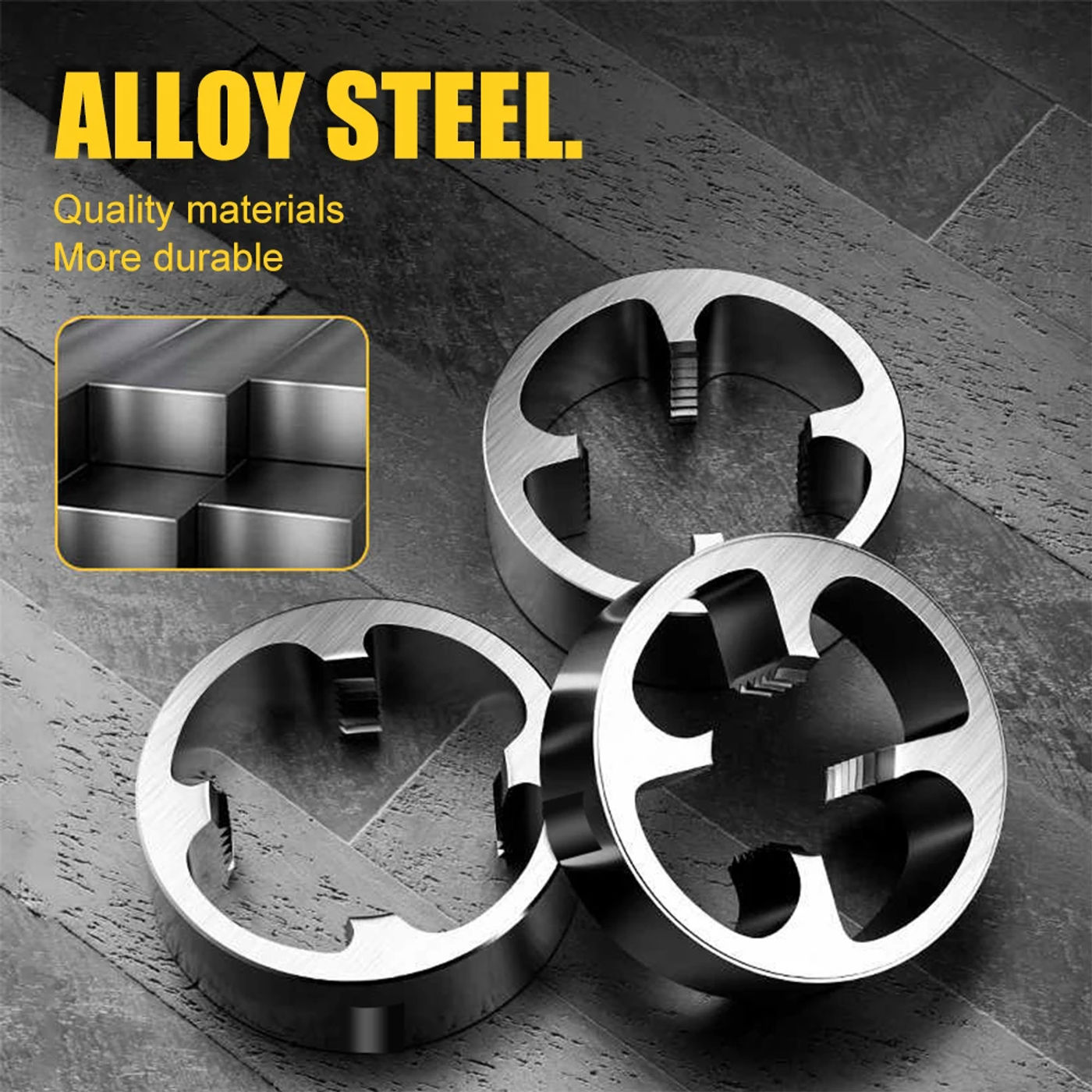 Description Picture 5 of item6 Piece Thread Maker Tool Set Plastic Pipe Threading Mold Set Plumbing Threading Tool Plumbing Mold Tap Wrench Set Tool Repair