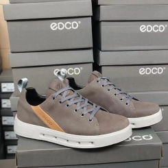 Men's Leather Material Waterproof Sports Shoes, Anti-Slip, Increase Height, Outdoor, Leisure, Running, Golf, High Quality