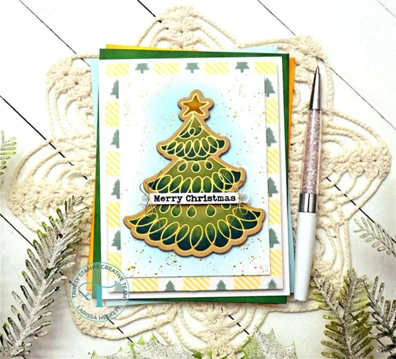 Description Picture 4 of itemNew 2023 Christmas Simply Sentimental Metal Cutting Dies Scrapbooking For Paper Making Embossing Frame Card Clear Stamps Set