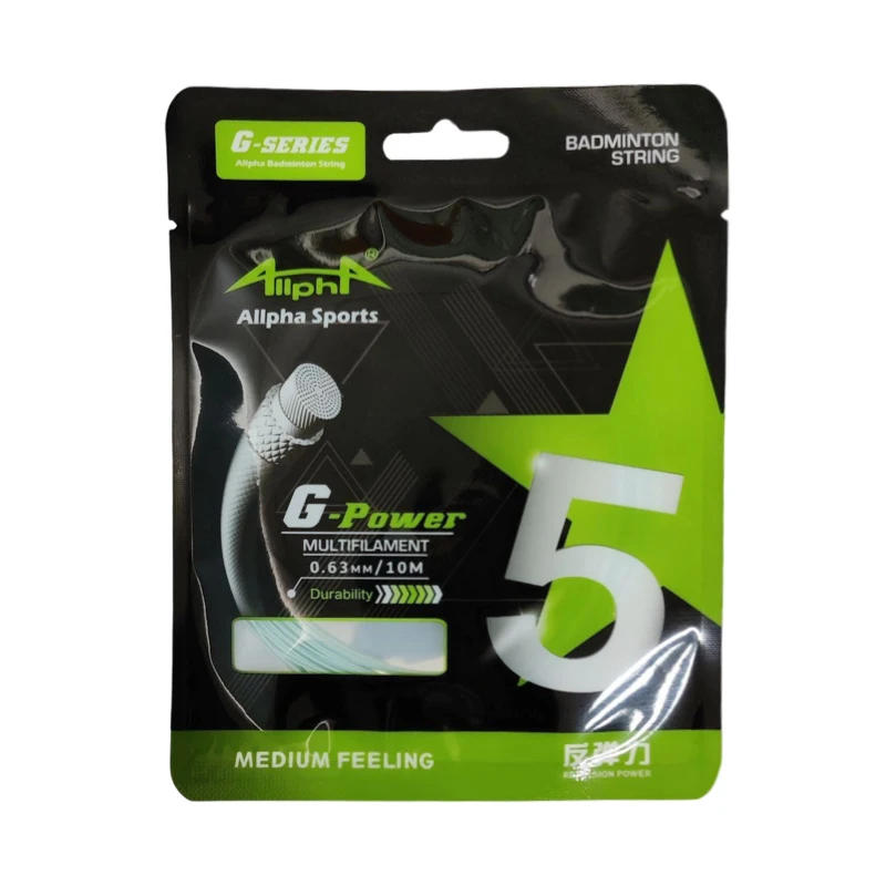 Description Picture 6 of itemAllpha 10PCS Badminton Racket String Multifilament 0.63mm Thin Net Higher Repulsion 30 Pounds Badminton String Accessories Nets
