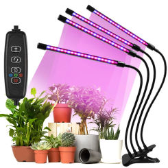 USB LED Grow Light Timed Full Spectrum for Plants Tent Greenhouse Hydroponics Growing System 9 Dimmable Flower Clip Phyto Lamp