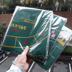 Double Sided Poker Game Tablecloth Texas Holdem Non-woven Fabric Casino Roulette Tabletop Mat for Board Game For 60x90cm Size