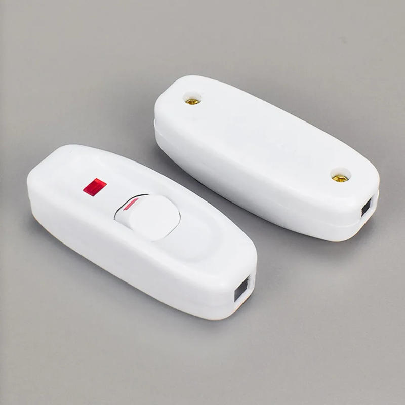 Description Picture 5 of itemAC 240V 10A Bedside Lamp Switch Inline ON/OFF LED Indicator Light Button Table Lamp Cord Cable Switches