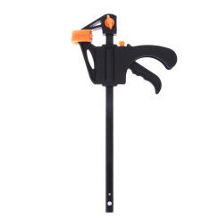 4 Inch F Type Quick Grip Clamp Heavy Duty Work Bar F Clamp Ratchet Release Portable Practical Convenient Durable DIY Hand Tool