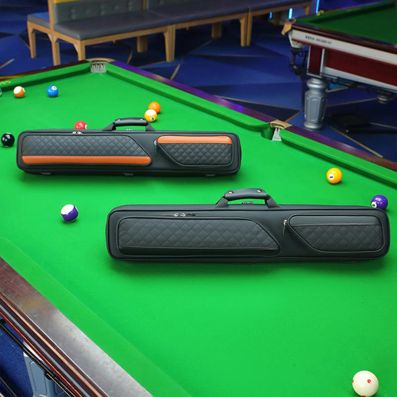 Description Picture 5 of item1/2 Pool Cue Cases Snooker Pool Cue Bag Portable Lightweight Soft Billiard Cue Stick Storage Pouch Sport Accessories