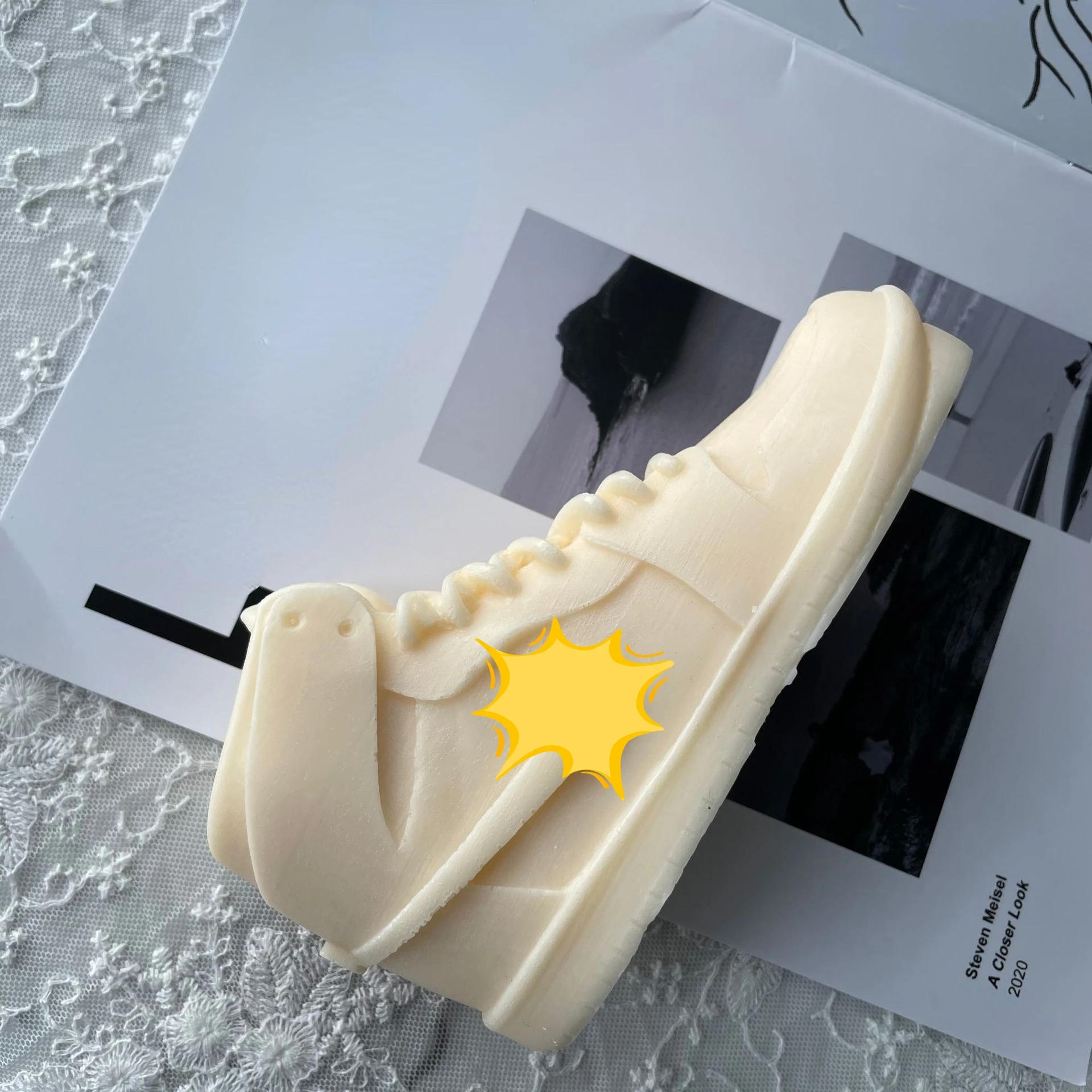 Description Picture 3 of item3D Adult Model Shoe Shape Resin Mould boyfriend gift  Silicone Mold Candle Making Supplies Soap Making Products Silicone Mould