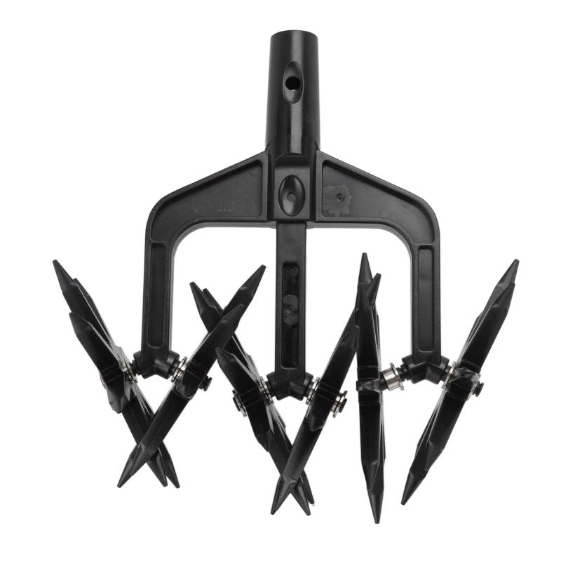 Description Picture 6 of itemGarden Aerator Rotary Cultivator Tool Garden Soil Scarifier Wear Resistant 2 in 1 Ventilated Scarifier Rotary Tiller for Garden