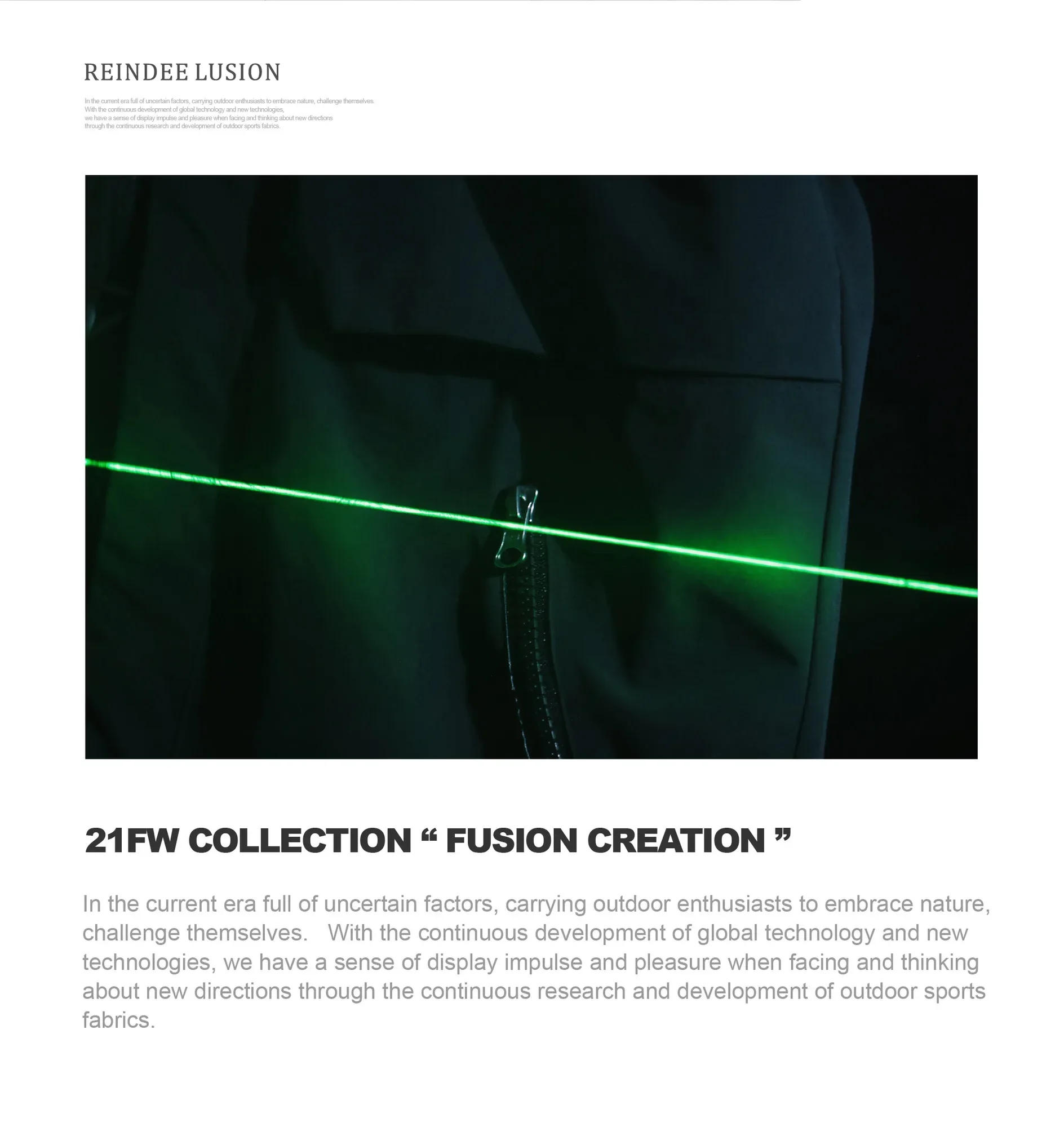 Description Picture 6 of itemREINDEE LUSION 21AW DOUBLE SHAPE ZIPPER WATERPROOF PANT Wide leg pants army green splicing jogger dark wear techwear