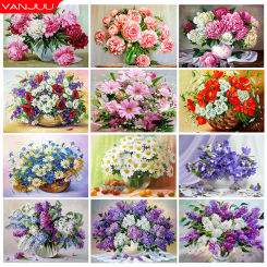 5D Diamond Painting Flower Full Square Diamond Art Picture DIY Cross Stitch Kit Diamond Embroidery Mosaic Home Decor Gift