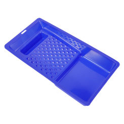 Blue Paint Roller Tray Plastic Pallets Mixing Container Drawing Tool Roller Trays Wall Paint Holder Colors Mixing Tools Paint