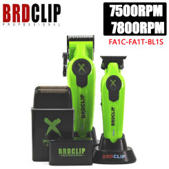 BRDCLIP FA1C/T/S 3PC Kit 7500RPM Barbershop Professional Hair Clipper Electric Trimmer Hair Finish Shaver Machine Beard Razor