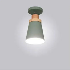 Nordic Simple Macaron Solid Wood Aisle Lamps Ceiling Lamps Restaurant Bar Table Lamp Porch Corridor Balcony LED Lamp Hot Selling
