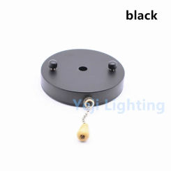 3A switch Ceiling rose with zipper switch Ceiling canopy with pull zipper switch for pendant light Ceiling plate for indoor lamp
