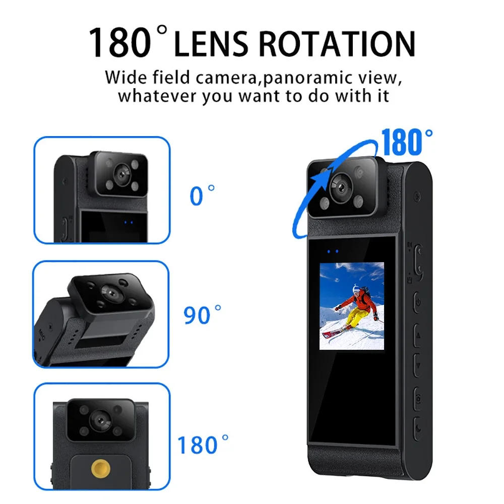 Description Picture 5 of itemWifi 4K HD Mini Camera Portable Digital Video Recorder Body Camera Night Vision DVR Miniature Camcorder New 2024