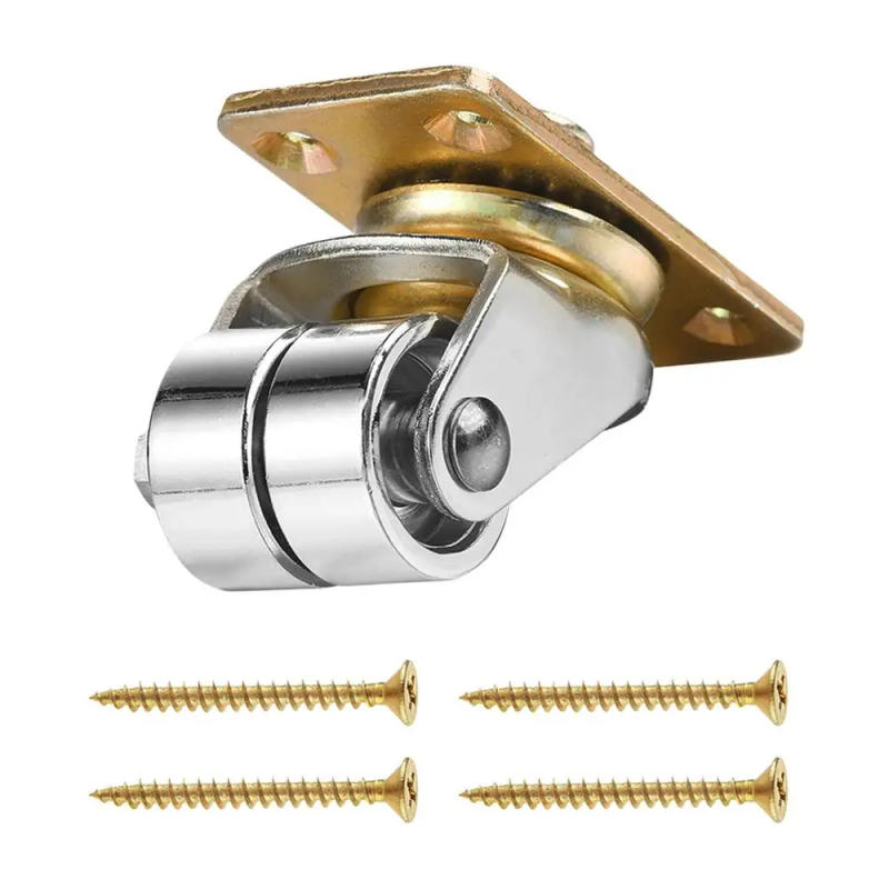 Description Picture 2 of itemDouble Wheel Casters Rust Resistant Metal Furniture Caster Stable Plate Casters Durable Piano Accessories For Piano Frames