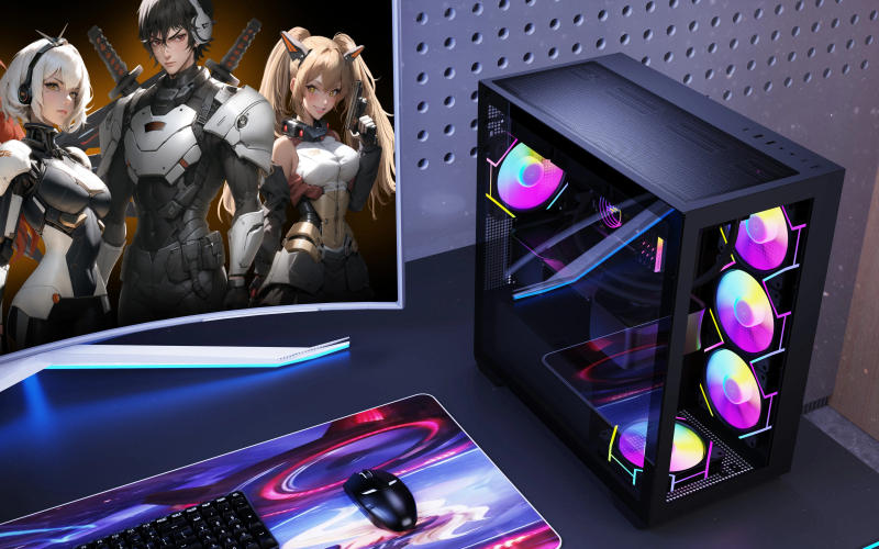 Description Picture 5 of itemAigo AM12PRO Rgb Fan Ventoinha PC 120mm Computer Case Fan Kit Water Cooler 4pin PWM CPU Cooling Fans 3pin5v argb 12cm Ventilador