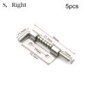 5pcs Spring Door Bolt Rebound Latch Metal Security Bolt Latch Spring Latches Cabinet Distribution Box Latches Hardware