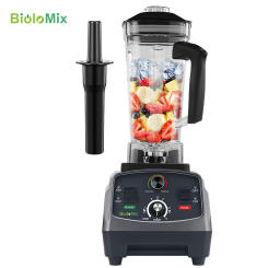 Biolomix BPA Free 2200W Commercial Grade Timer Blender Mixer Heavy Duty Automatic Fruit Food Processor Ice Crusher Smoothies