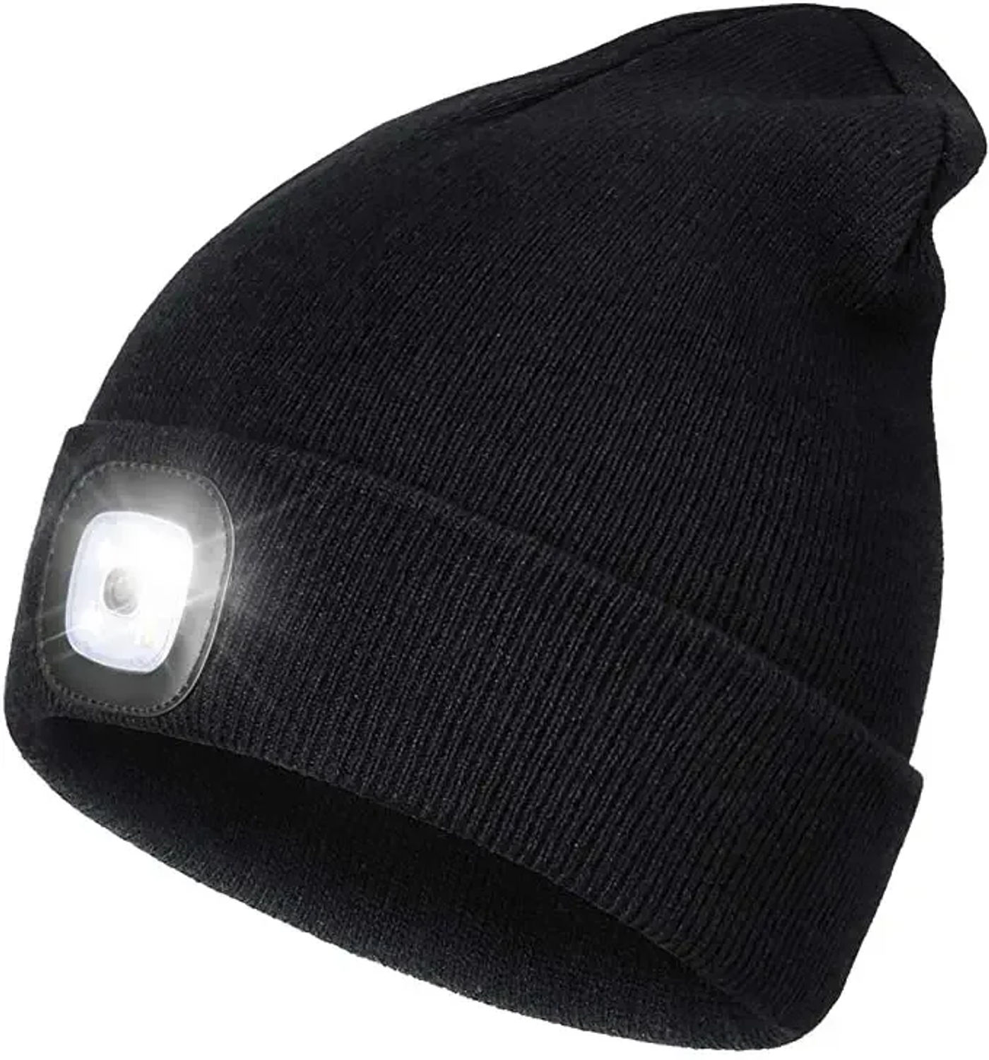Description Picture 6 of itemLED Beanie Hat with Light Unisex Warm Winter Hat USB Rechargeable Headlamp Cap Winter Knitted Night Lighted Hat Flashlight